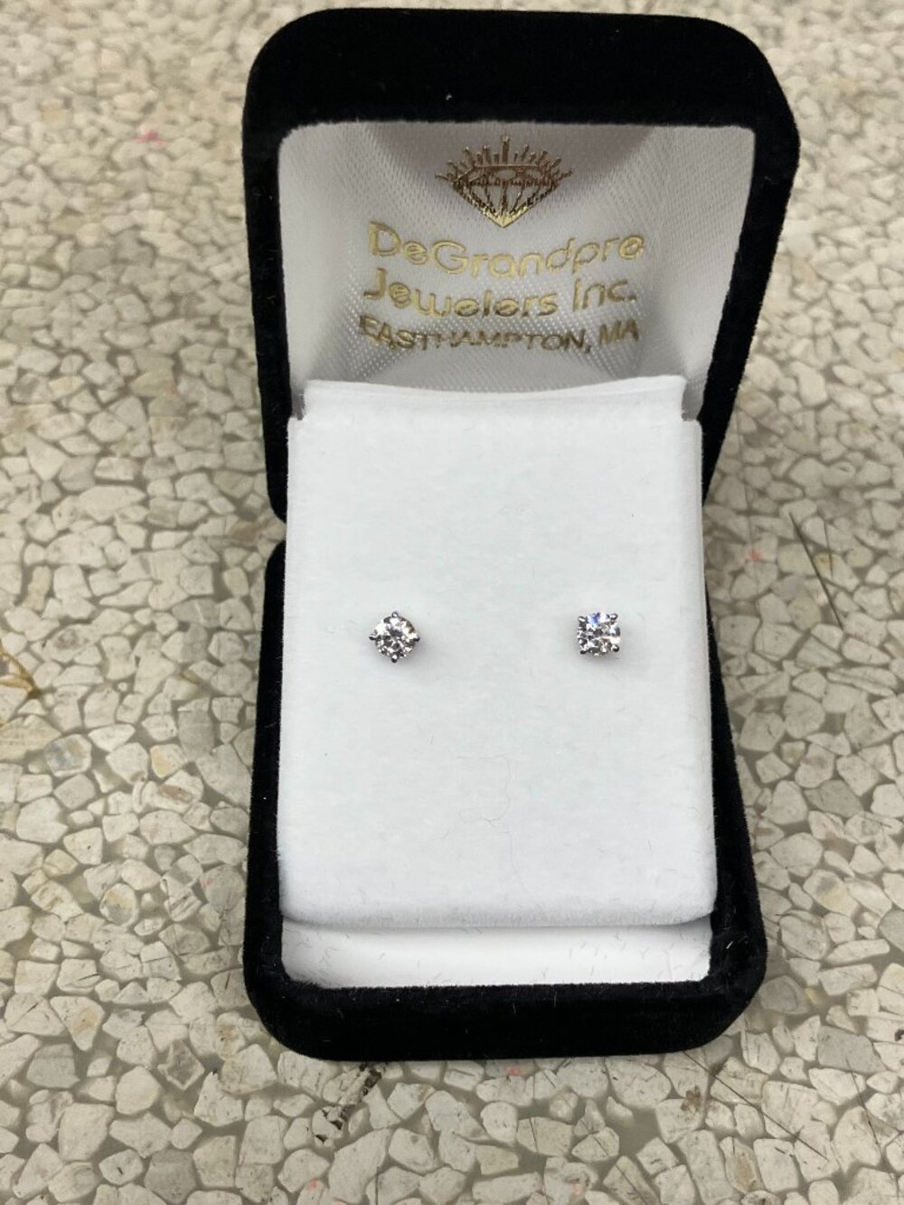 Natural Diamond Earrings 0.43 Carats